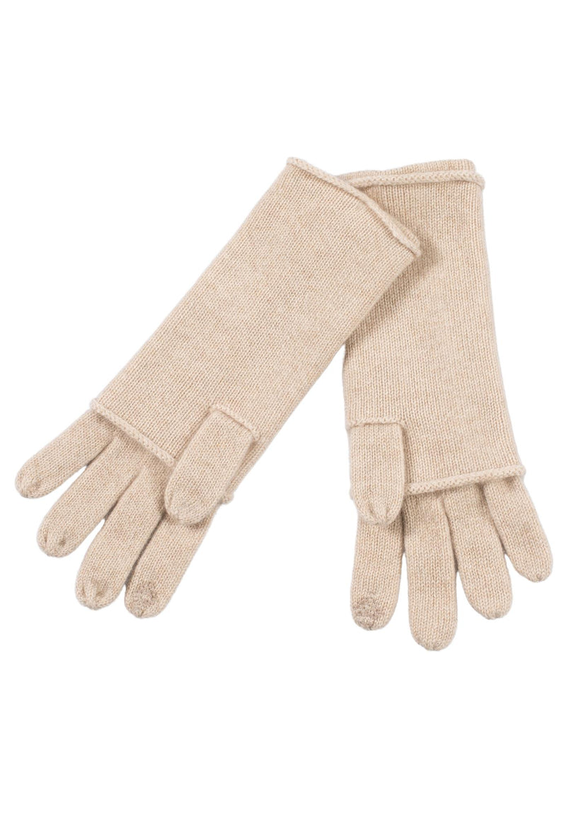 Kaschmir-Handschuh - Beige meliert Verkaufen G&#252;nstig